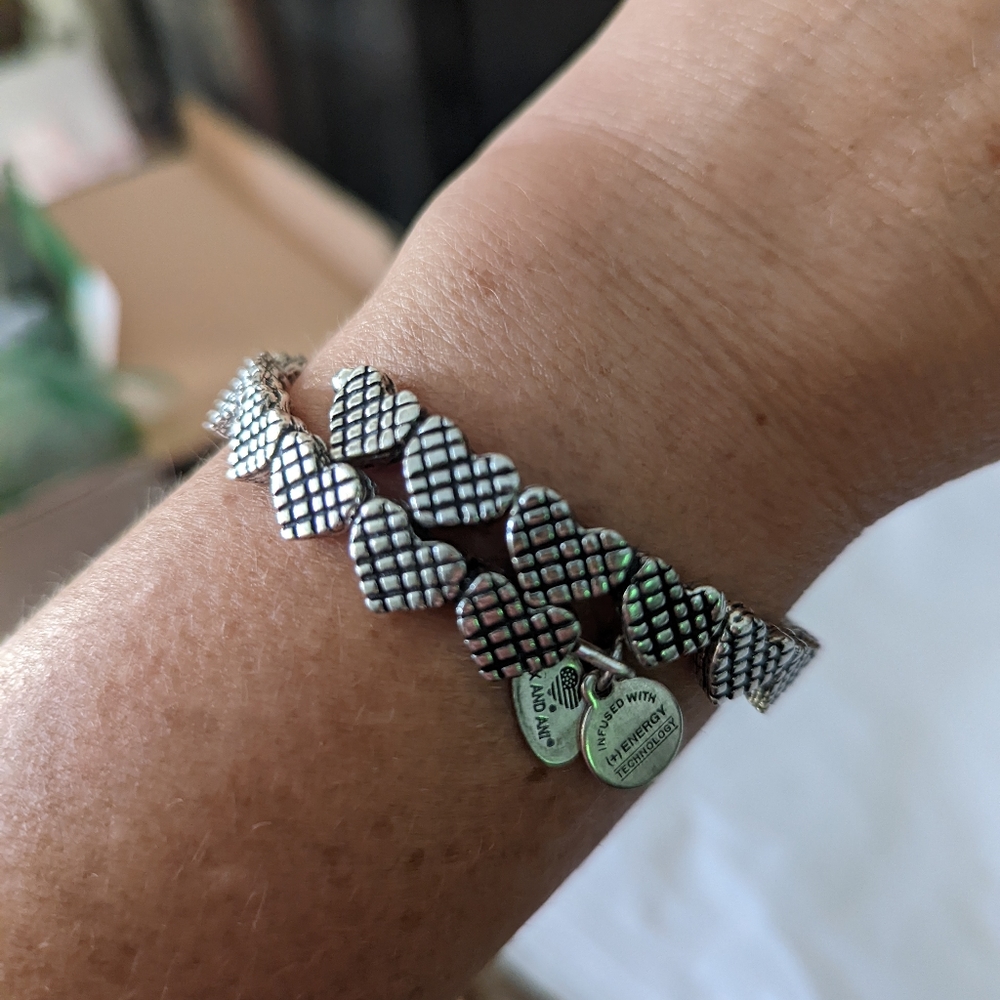Alex and Ani Heart bracelet
